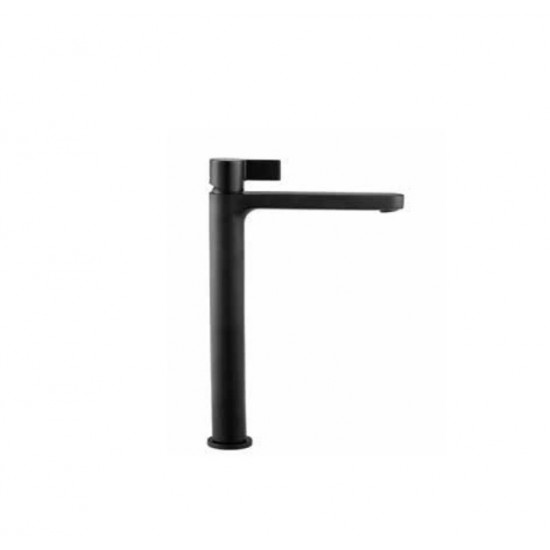 Μπαταρία Νιπτήρος Αναμεικτική Modea Eclipse 00-02013/B Ψηλή Μαύρη Ματ